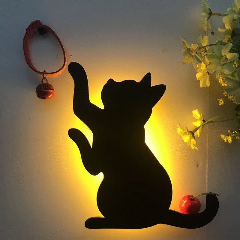 LED Animal Night Light – Dog & Cat Design