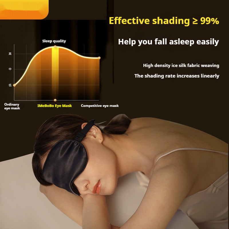 Sleep Shading And Ventilation Silk Feel Eye Mask