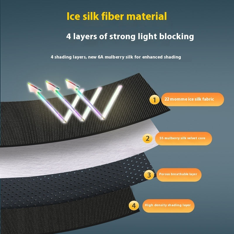 Sleep Shading And Ventilation Silk Feel Eye Mask