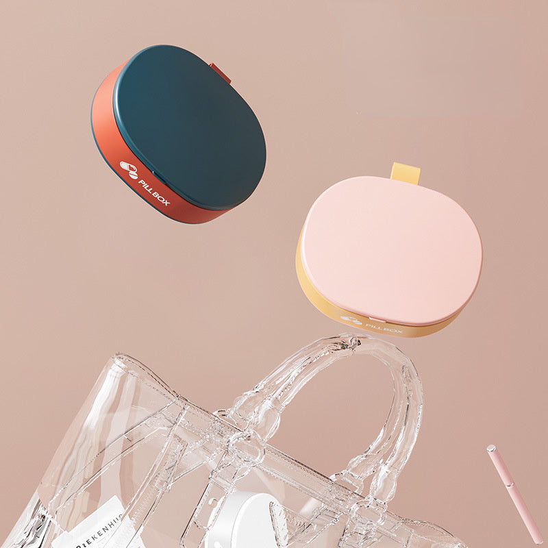 Weekly Travel Pill Organizer – 6-Grid Portable Case