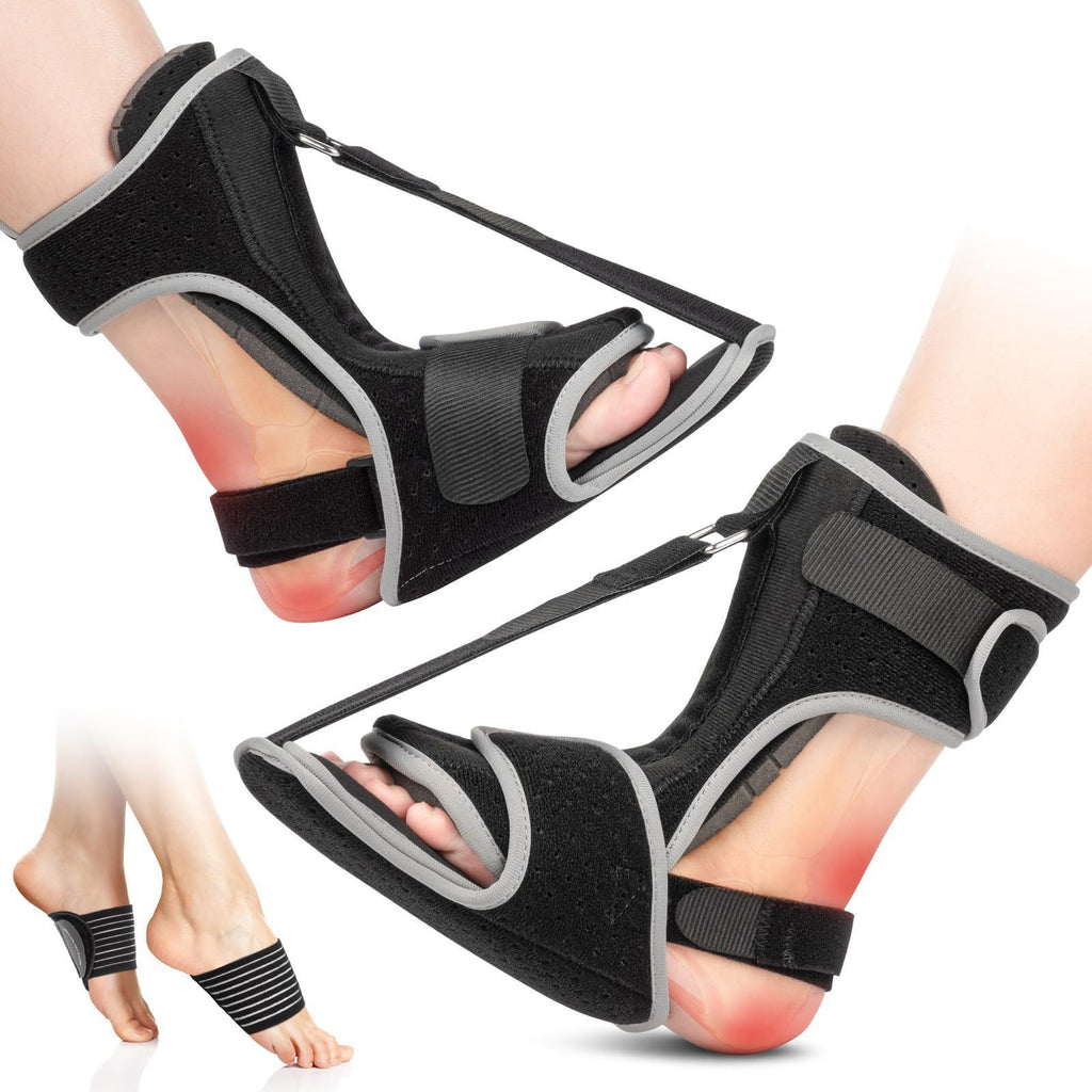 Adjustable Foot Drop Brace – Steel Plate Ankle Support