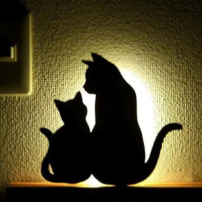 LED Animal Night Light – Dog & Cat Design