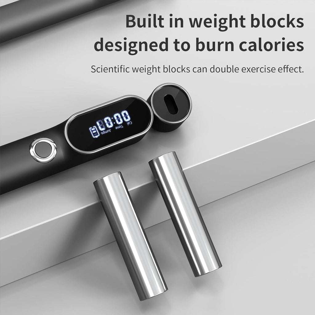 Adjustable Smart Skipping Rope – Weighted & Cordless