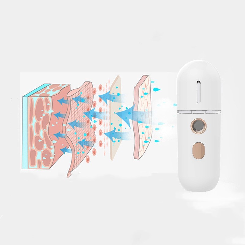 Home beauty instrument Mini steamer facial moisturizer