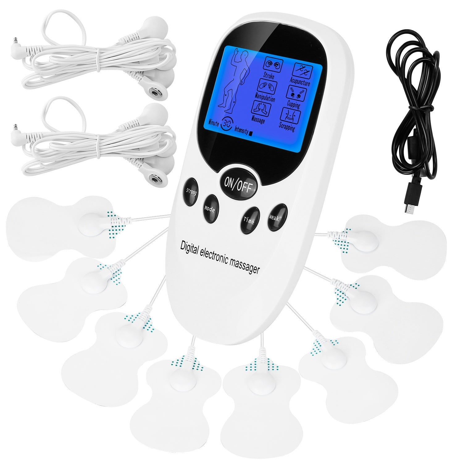 Electric Muscle Stimulator – Dual Channel TENS Device