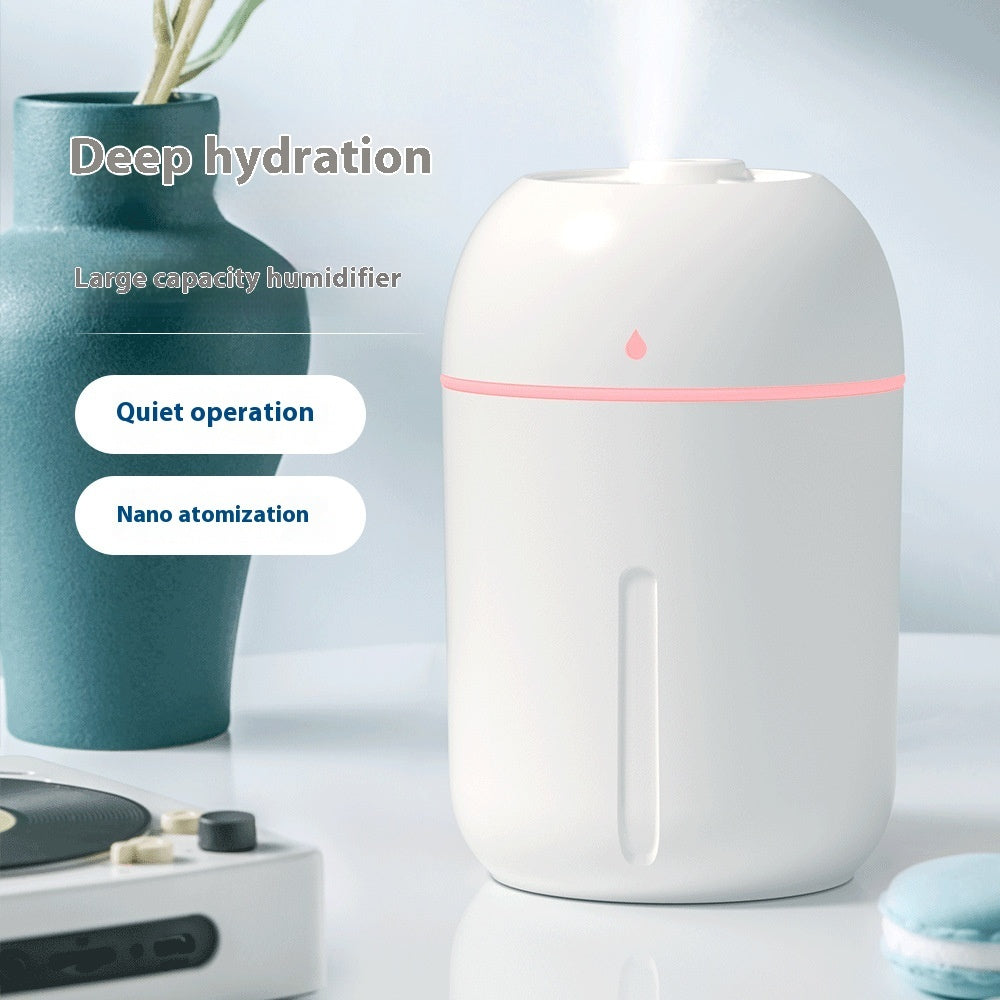 330ml Mini USB Humidifier – Bedroom & Office
