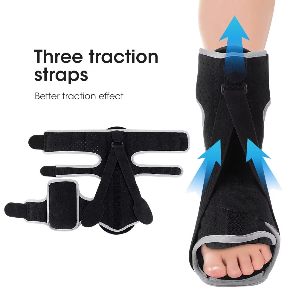Adjustable Foot Drop Brace – Steel Plate Ankle Support