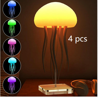 LED Jellyfish Mood Lamp – Night Light for Bedside