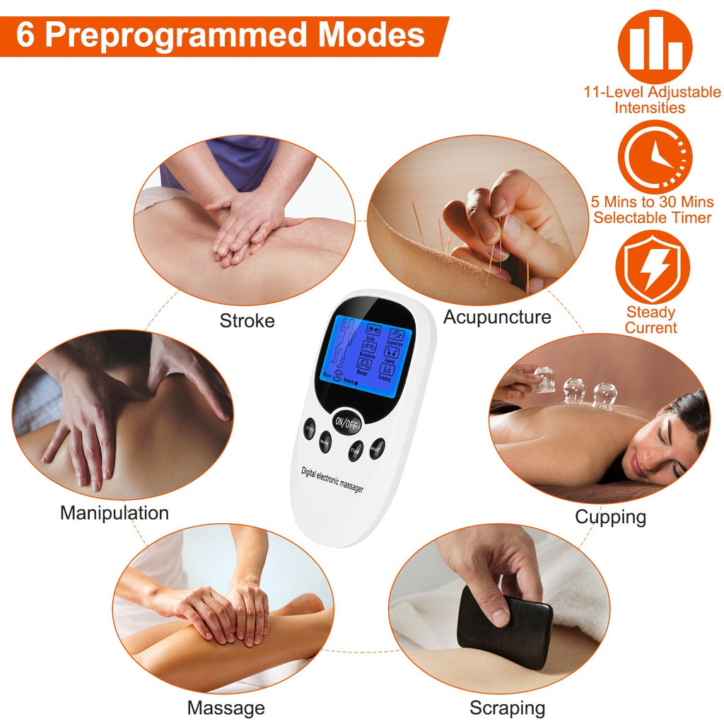 Electric Muscle Stimulator – Dual Channel TENS Device