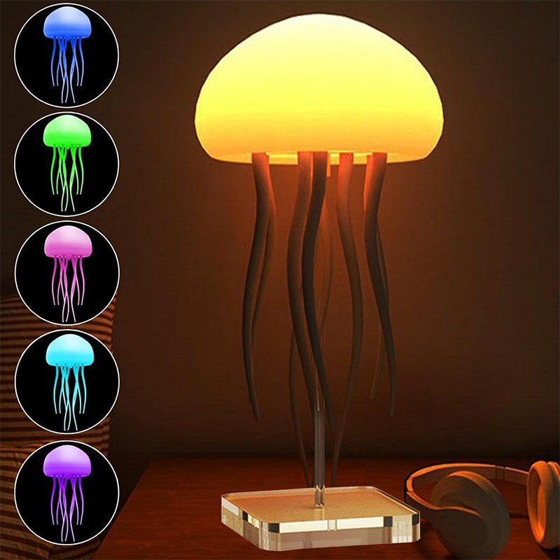 LED Jellyfish Mood Lamp – Night Light for Bedside