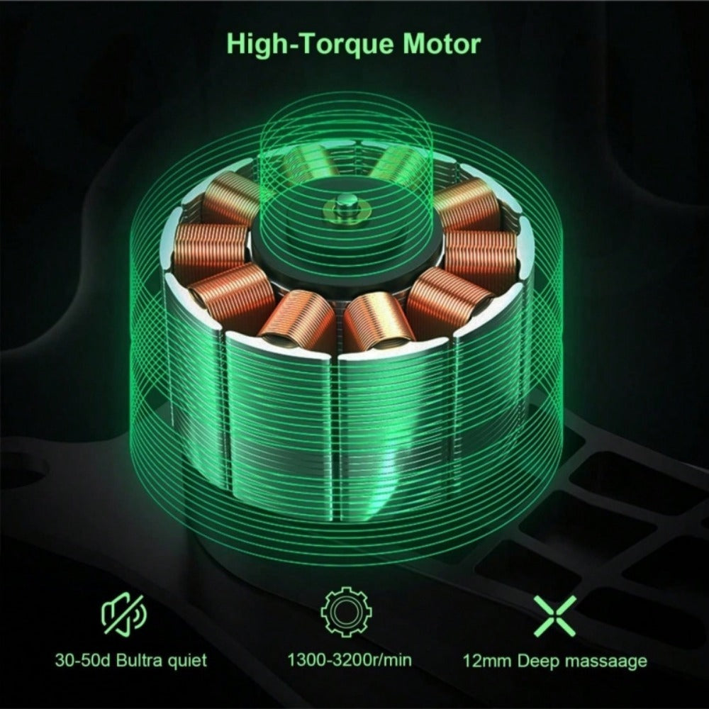 Deep Tissue Massage Gun – 8 Massage Heads