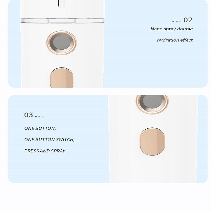 Home beauty instrument Mini steamer facial moisturizer