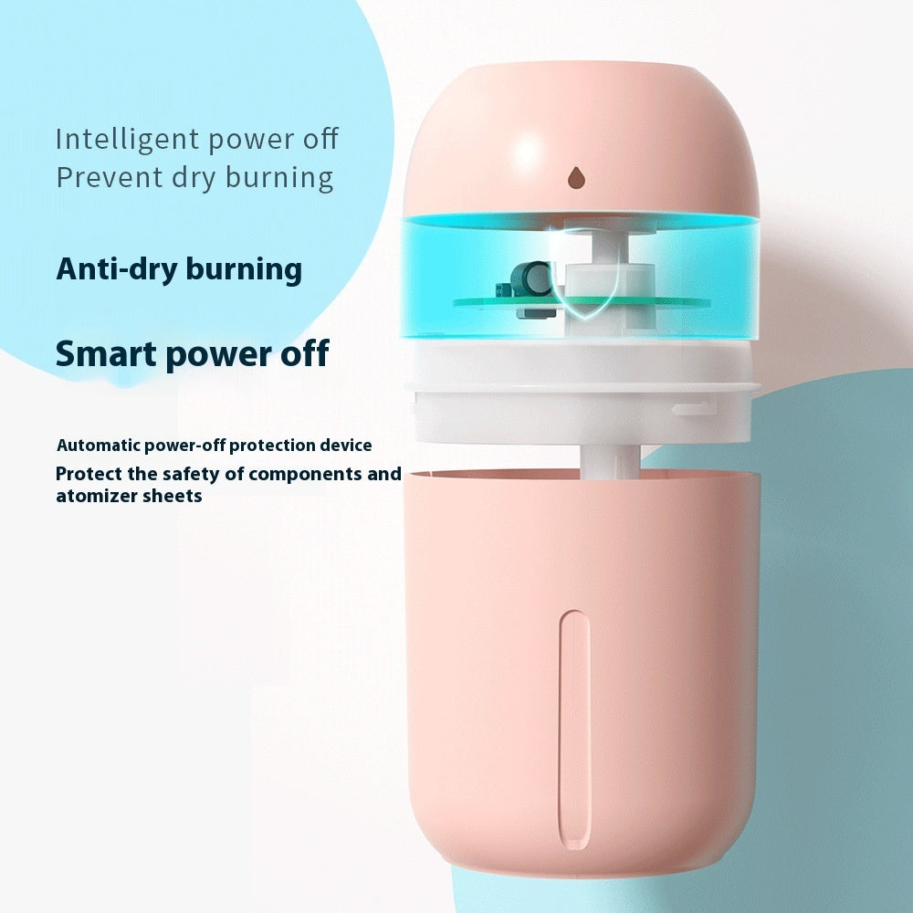 330ml Mini USB Humidifier – Bedroom & Office