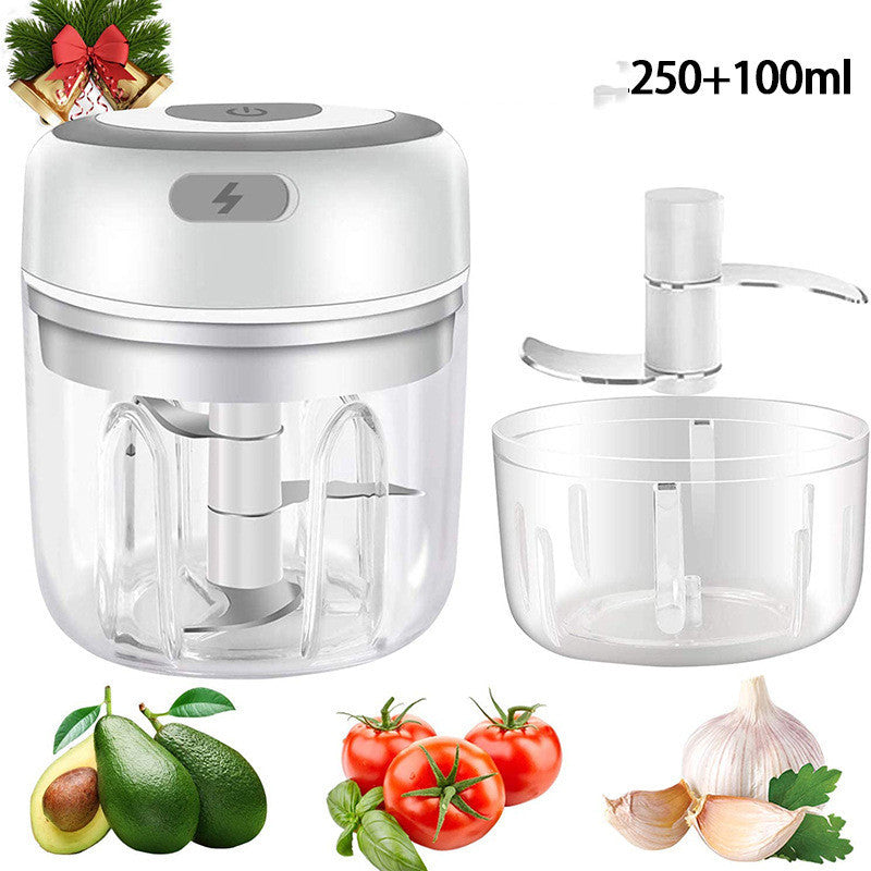 Mini Electric Garlic & Ginger Chopper – USB Rechargeable