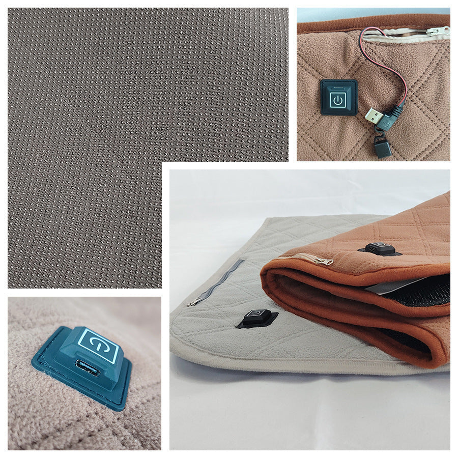 USB Heated Sleeping Bag Pad – Smart Winter Cushion