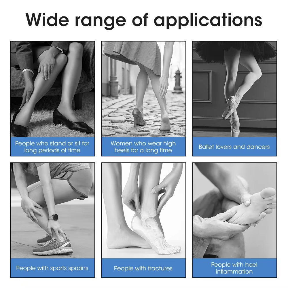 Adjustable Foot Drop Brace – Steel Plate Ankle Support