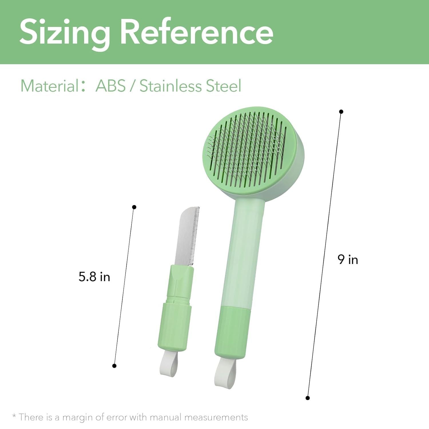 2-in-1 Pet Grooming & Deshedding Brush