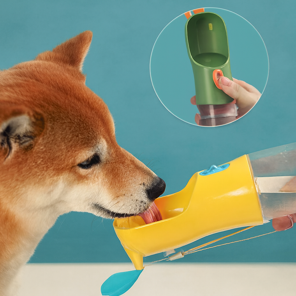 Pet Travel Water Bottle for Cats & Dogs