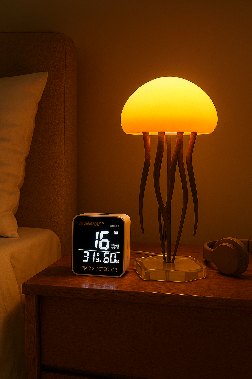 Digital Air Quality Monitor – PM2.5 & Gas Detector