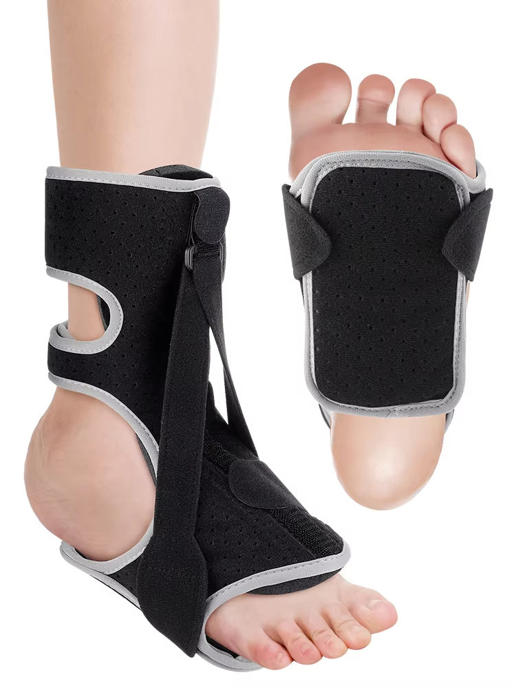 Adjustable Foot Drop Brace – Steel Plate Ankle Support