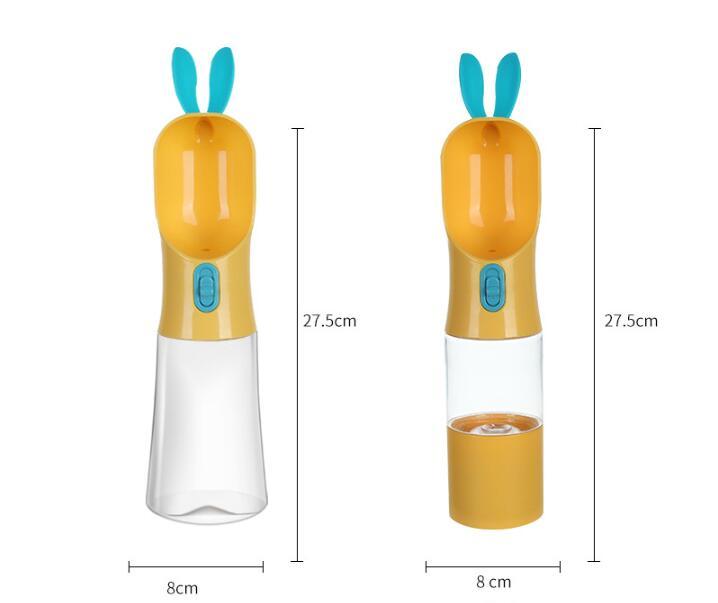 Pet Travel Water Bottle for Cats & Dogs