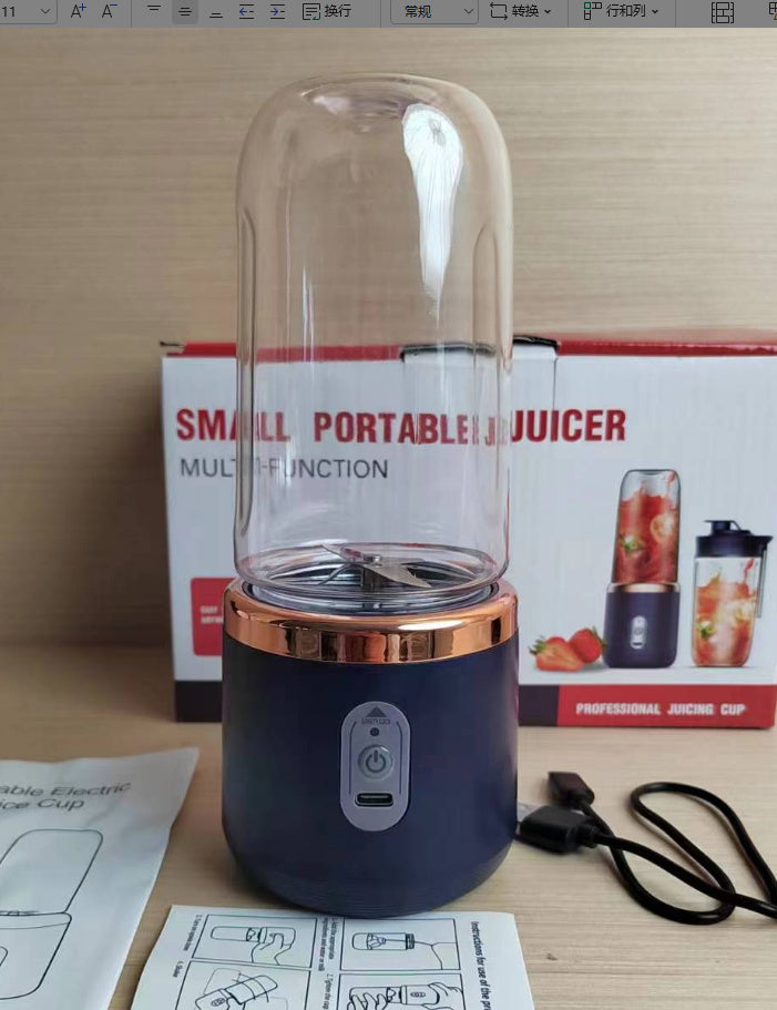 6-Blade Portable USB Blender – Smoothies & Juices