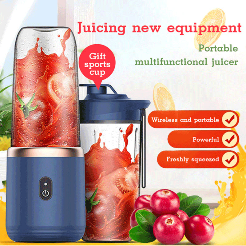 6-Blade Portable USB Blender – Smoothies & Juices