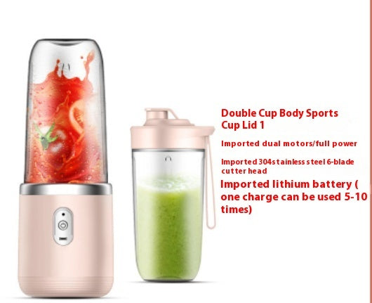 6-Blade Portable USB Blender – Smoothies & Juices