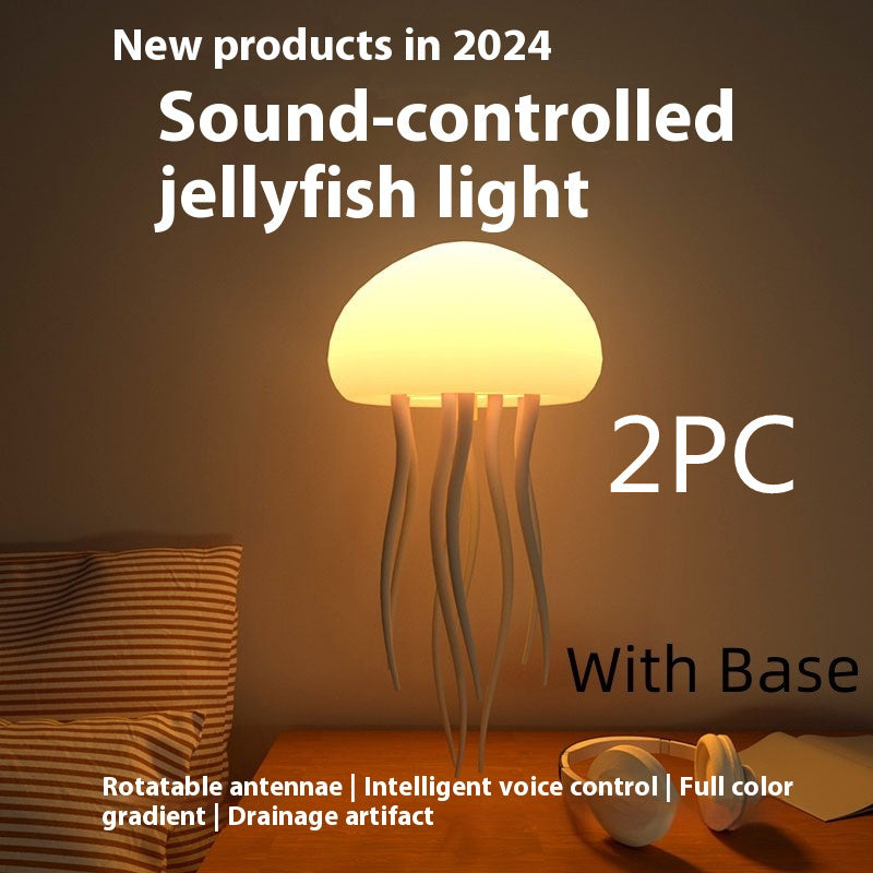 LED Jellyfish Mood Lamp – Night Light for Bedside