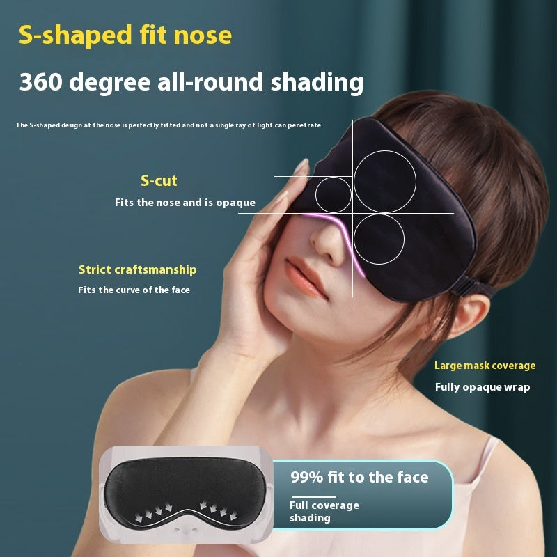 Sleep Shading And Ventilation Silk Feel Eye Mask