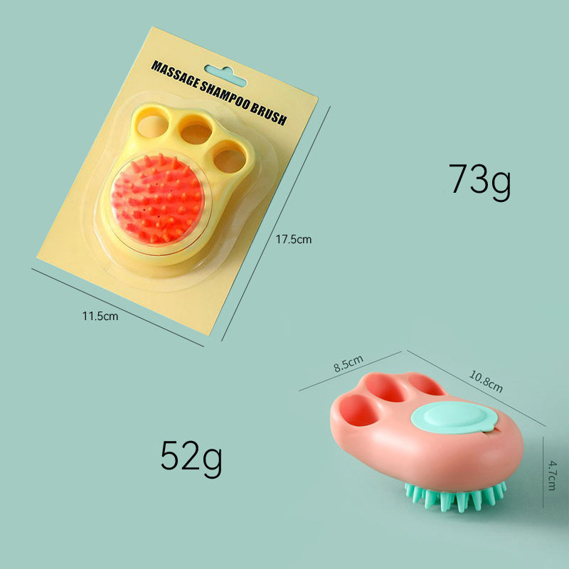 Pet Bath Brush for Cats & Dogs