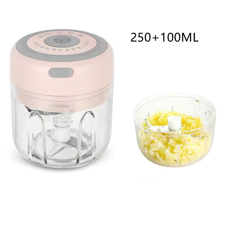 Mini Electric Garlic & Ginger Chopper – USB Rechargeable
