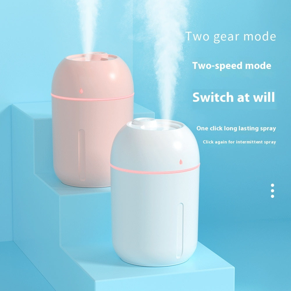 330ml Mini USB Humidifier – Bedroom & Office
