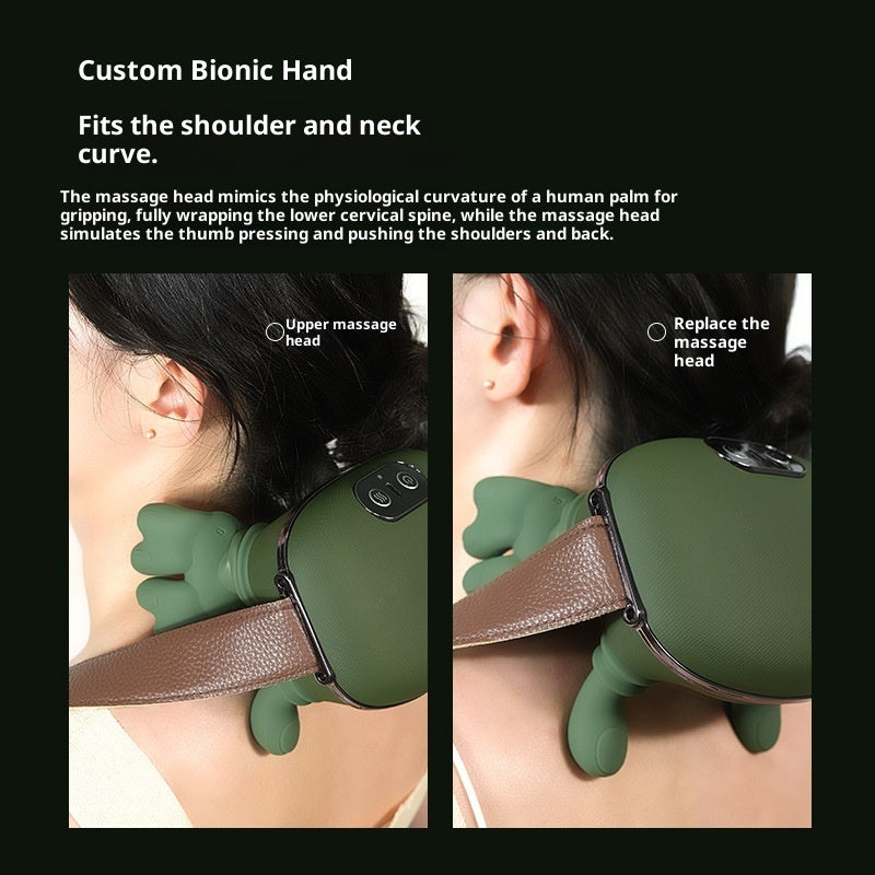 Wireless Electric Neck & Shoulder Massager – Pain Relief